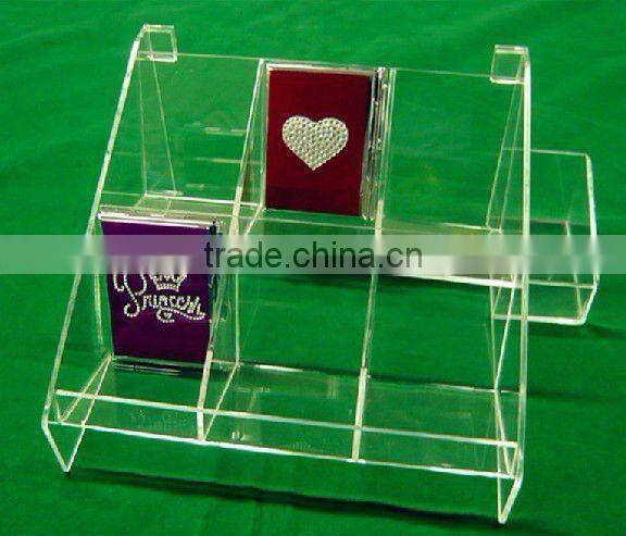 Transparent card display stand/holder
