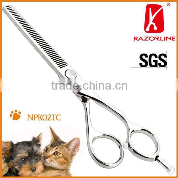NPK02TC SUS440C Stainless steel scissors for Pet Grooming TIJERAS DE MASCOTA