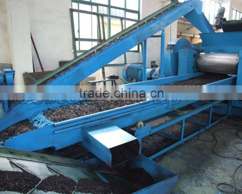 High efficiency crushing plant scrap tyre rubber powder recycling machine with CE