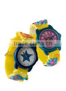 FT629 ODM logo children cartoon cute analog quartz plastic watch