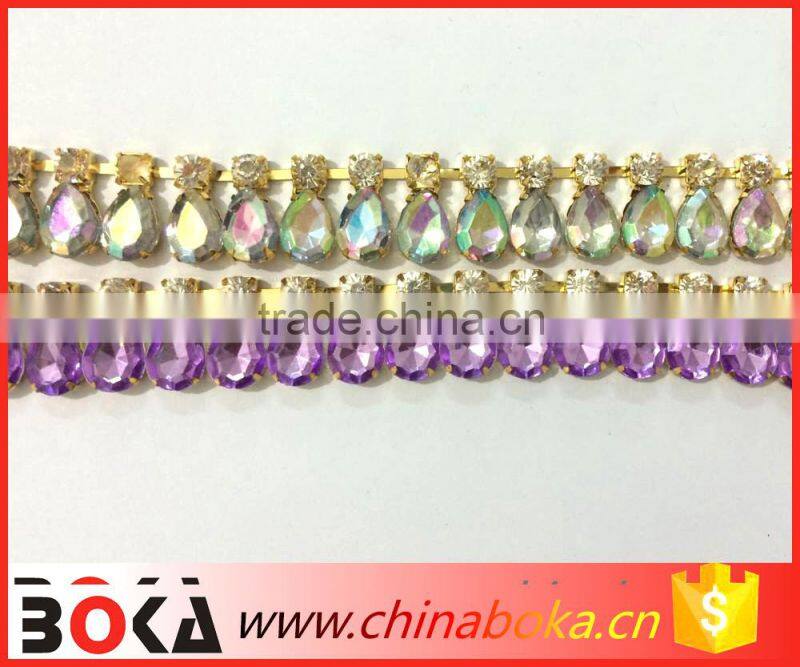 rhinestone chain trim