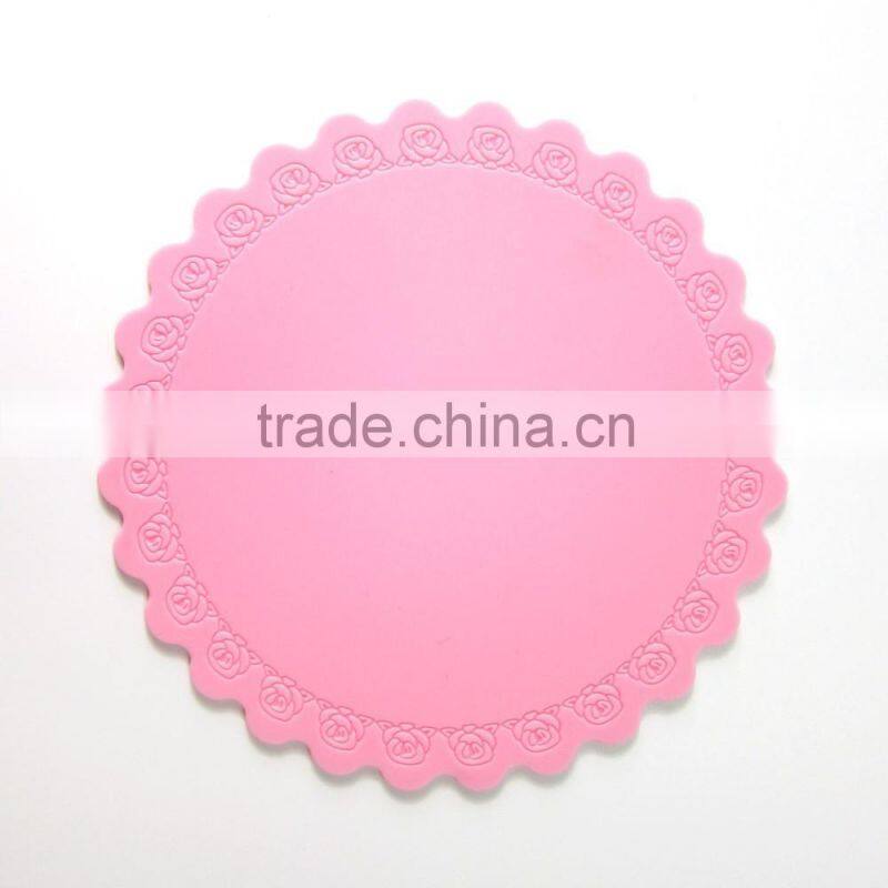 Hot Sale Amazon Silicone Cup Holders/Silicone Mat/Coaster/Silicone Cup Pad
