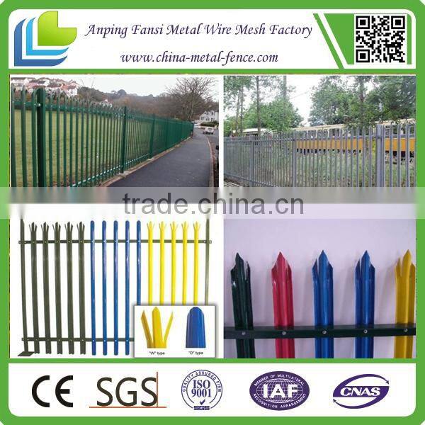 Palisade Fence available in a flat and square picket