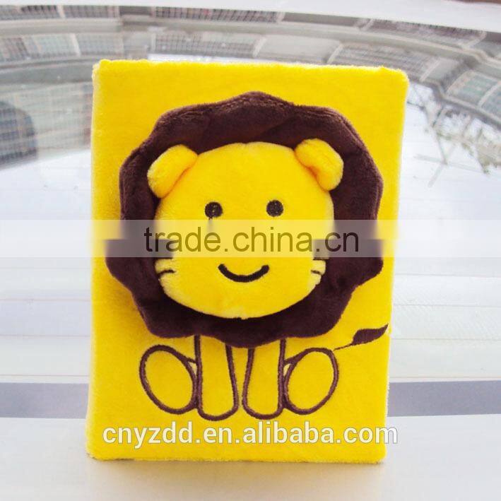 Plush animal photo album/soft cute animal photo album/Plush picture album