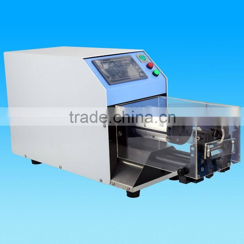Semi-automatic coaxial thick wire stripping machine