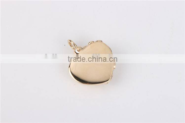 fashion hollow heart pendant 14k gold jewelry christmas best gift
