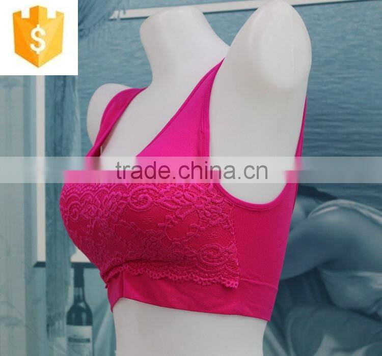 The High Quanlity Wholesale Sexy Push-up Padding Lace Bra Full Cup Breathable Lady Bra