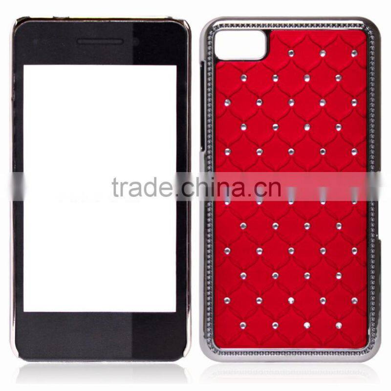 Luxury Glitter Sparkly Diamond Hard Case Cover for Blackberry Z10 /bumper frame for BB10