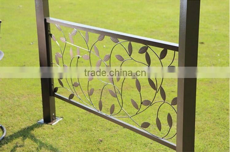 Outdoor Octagonal Awning Tenda Gazebo 4x4 Garden Wrought Iron Gazebo