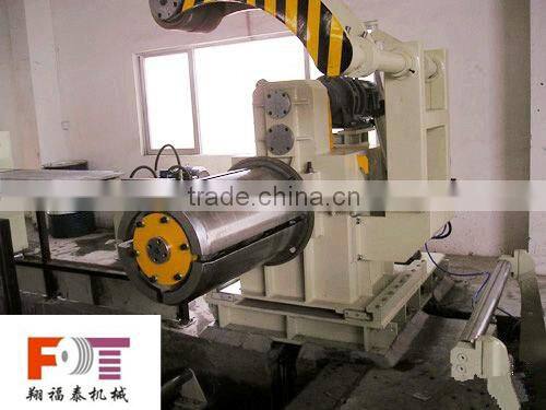 hydraulic steel coil rewinding machine