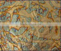 14*14cm Imported from Itally variegated gold foil paper
