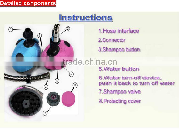 New Product 2015 Innovative Multifunctional Pet Shower Pet Bath Apparatus Convenient for Dogs Grooming and Cleaning