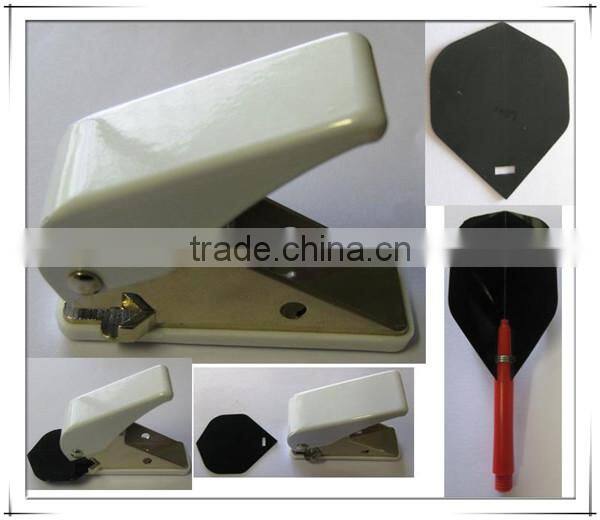 Dart Puncher used to dart flight and shaft ring