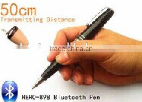 Metal Bluetooth Pen hidden Micro Earpiece For Communication