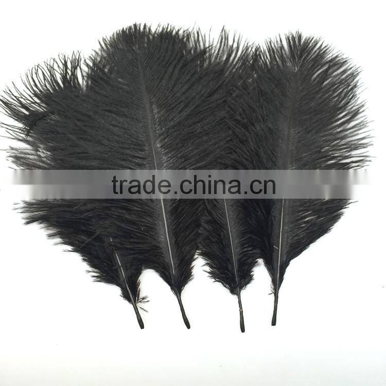 china Orange Dyed Ostrich Feather Plume ,annial feathers for all types of crafts