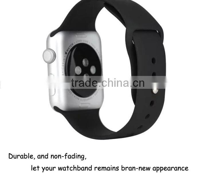 38mm/42mm Silicone Strap For Apple Watch ,For Apple Watch Silicone Band,2015 Popular Cheap Product For Apple Watch Band