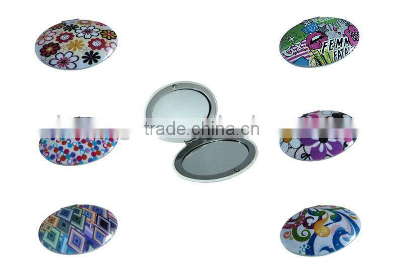 Beautiful printing hand mirror