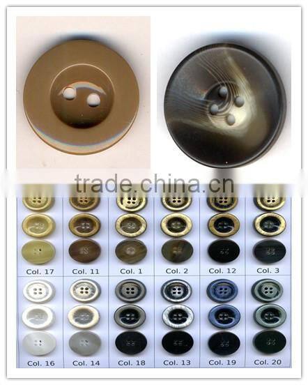 Classic Style Polyester Horn Button --- R1412008