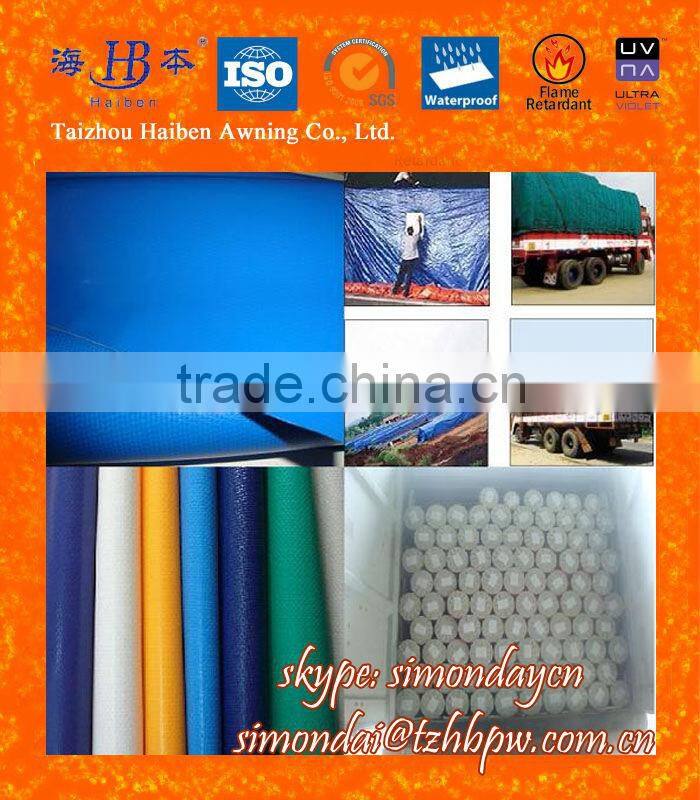 100% PVC Tarpaulin for Tent and Truck Cover