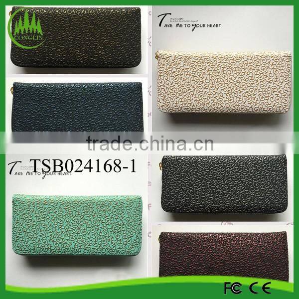 2016 latest design fancy ladies purse wallets women brand clutch wallet bag