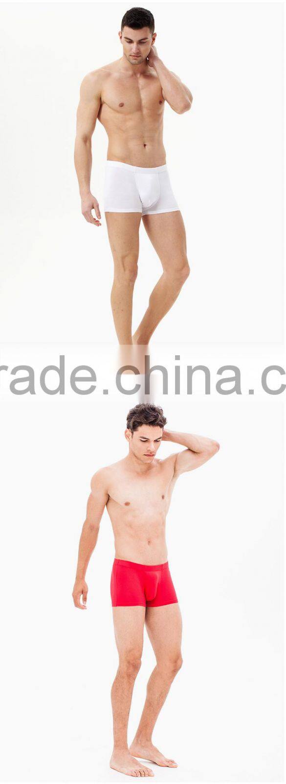 European 2015 Bamboo Fabric Men Underwear Soft Comfortable Unique Bamboo Fabric Boxers