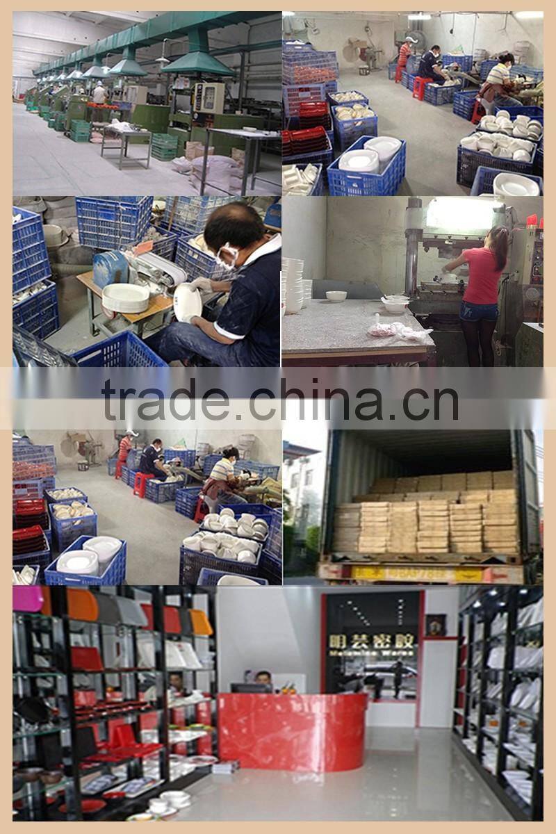 Custom print melamine compartment plate divided melamine plate