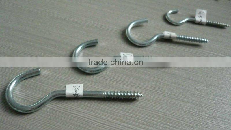 Karbiner rigging Hardware Accessory Zinc plated Ceiling hook bolt and Q hook in wall