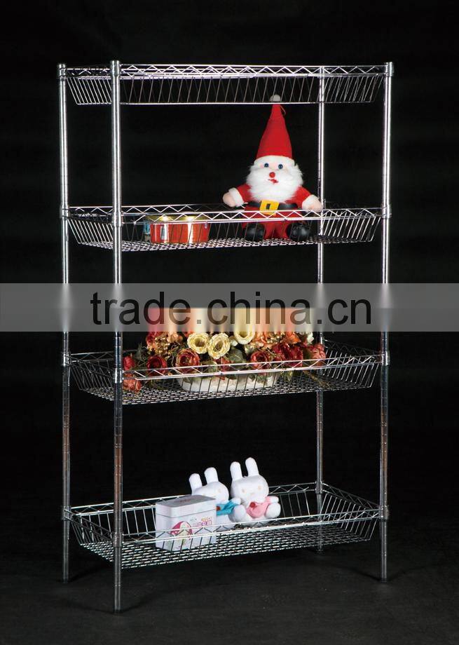 2014 metal mesh wire shelf shelves shelving