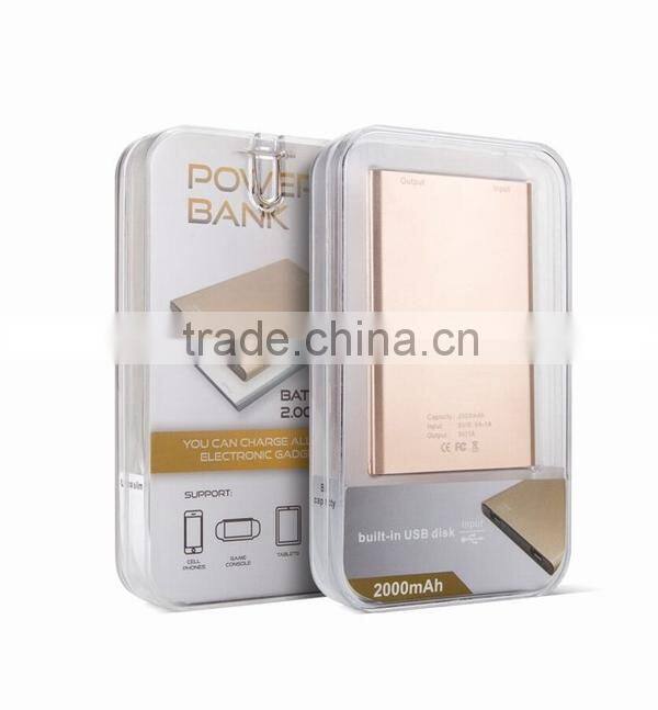 AWC115 2GB 4GB 8GB 16GB Flash Drive 2000mAh OEM Color Logo small power bank multifunction power bank