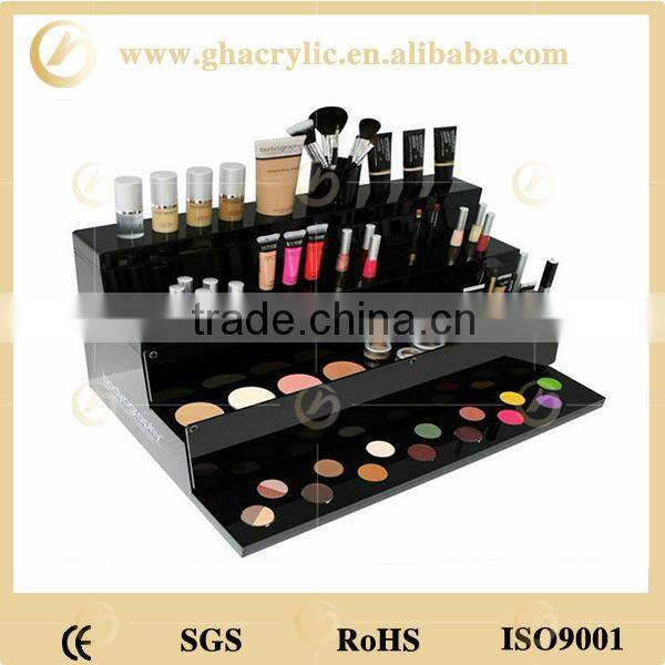 customized professional blush organizer eye shadow display rack