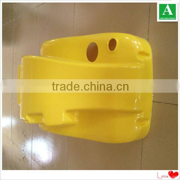 Customized vacuum forming white plastic machine cover