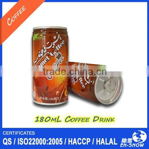 Private Label 180mL Can Coffee Beverage with ISO & HACCP