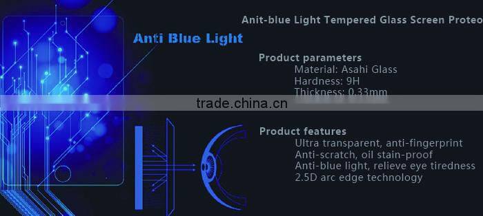 OEM high quality perfect fit 9H 2.5D Anti shock anti blue light glasses for Iphone 5,for iphone 5 screens