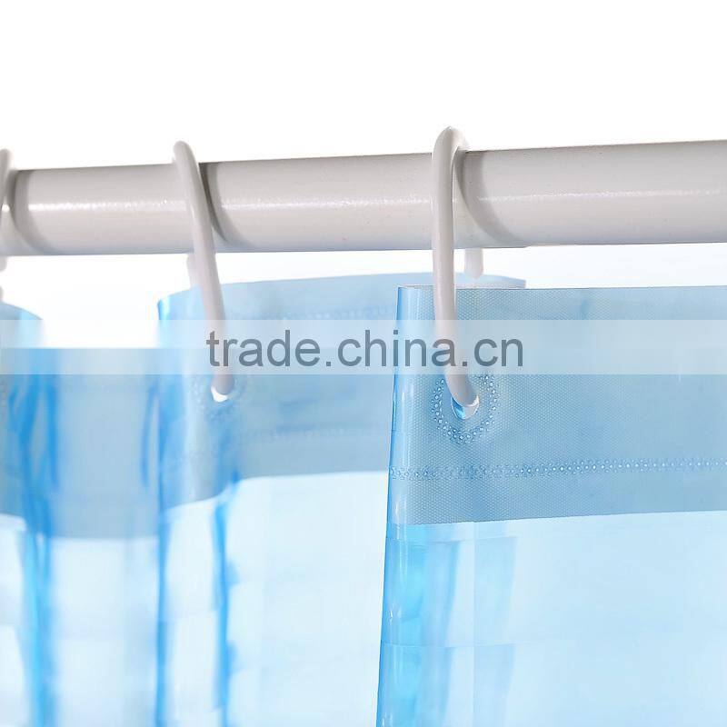 Aluminium bathroom shower curtain rod/Extension telescopic shower curtain pole