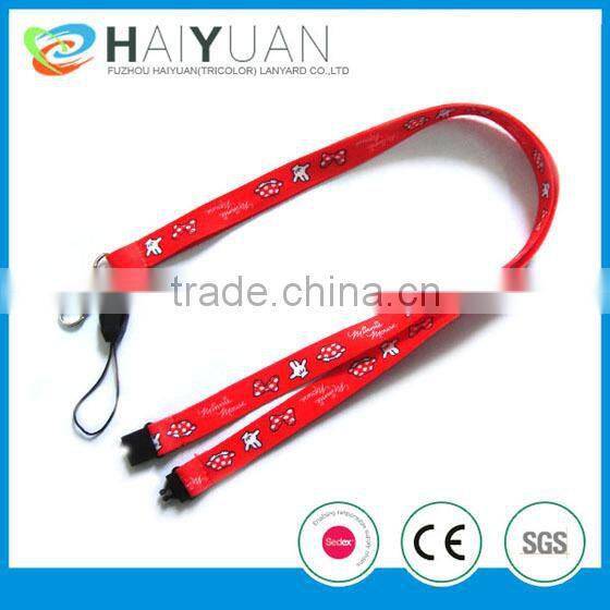 rush delivery washable polyster heat-transfer lanyard