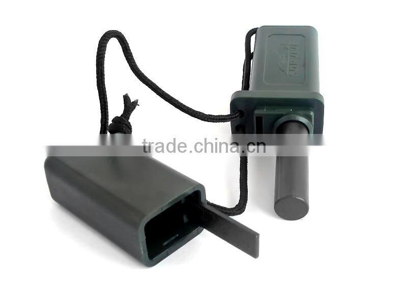 Travel Survival Kit Magnesium Fire Starter with whistle