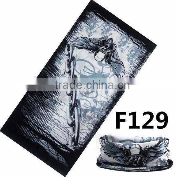 New arrival fashion cool skull print magic scarf/#