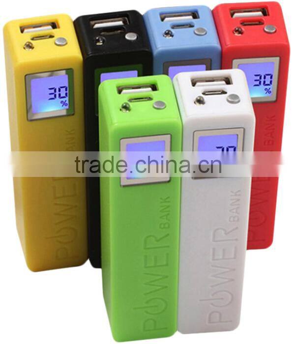 smart lighting mobile charger gift power bank with LCD display