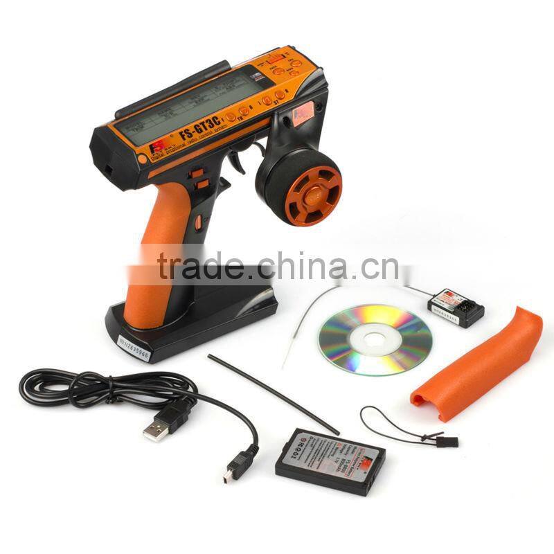2.4G Remote Controller Transmitter Receiver Battery RC Car Boat FS-GT3C FLY SKY
