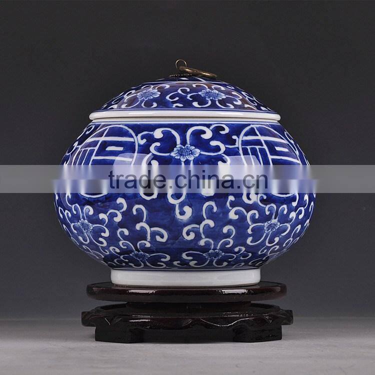 Qing Dynasty Qianlong Emperor antique looking mason jars from Jingdezhen