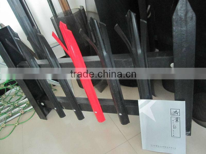 Red pvc coated palisade fence manufacturetrading