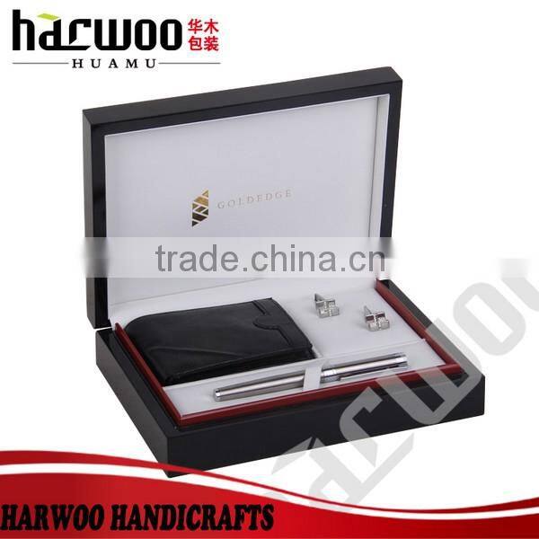 HOT POPULAR MADE IN CHINA WOODEN CUFFLINK BOX