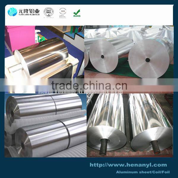 Aluminum foil metal prices thickness0.02mm aluminum foil containers