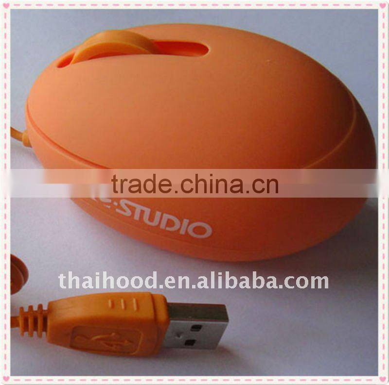 New egg shape wired optical mouse
