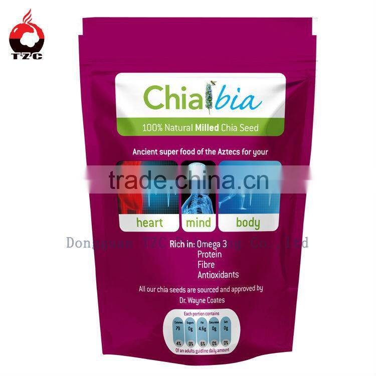 custom printing aluminum foil Plastic packaging bag for vitamin