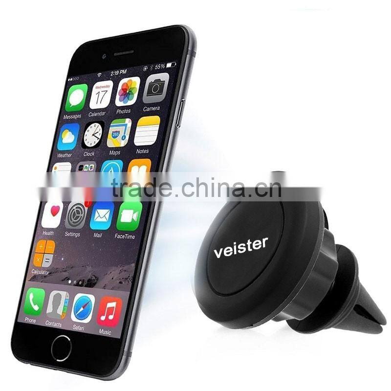 Veister Car Mini Air Vent Outlet Mount Magnetic Phone Mobile Phone Holder Universal Magnet Holder for Sony for iPhone 6S Plus