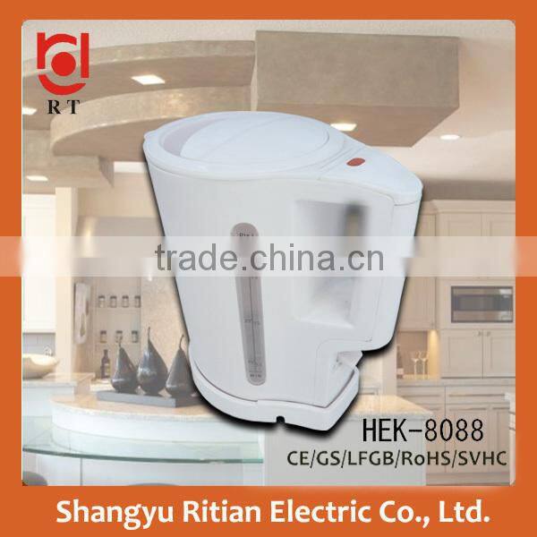 Wholesale high quality electric cordless kettle passed CE/ROHS/GS/LFGB