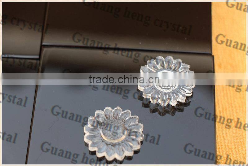 Household Crystal wall stick Crystal sunflower