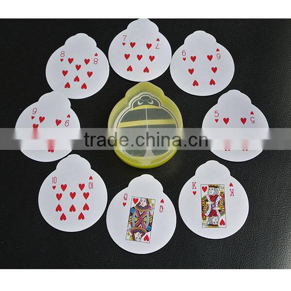 high end animal shape playing cards for advertising promotional gift casino game wholesale