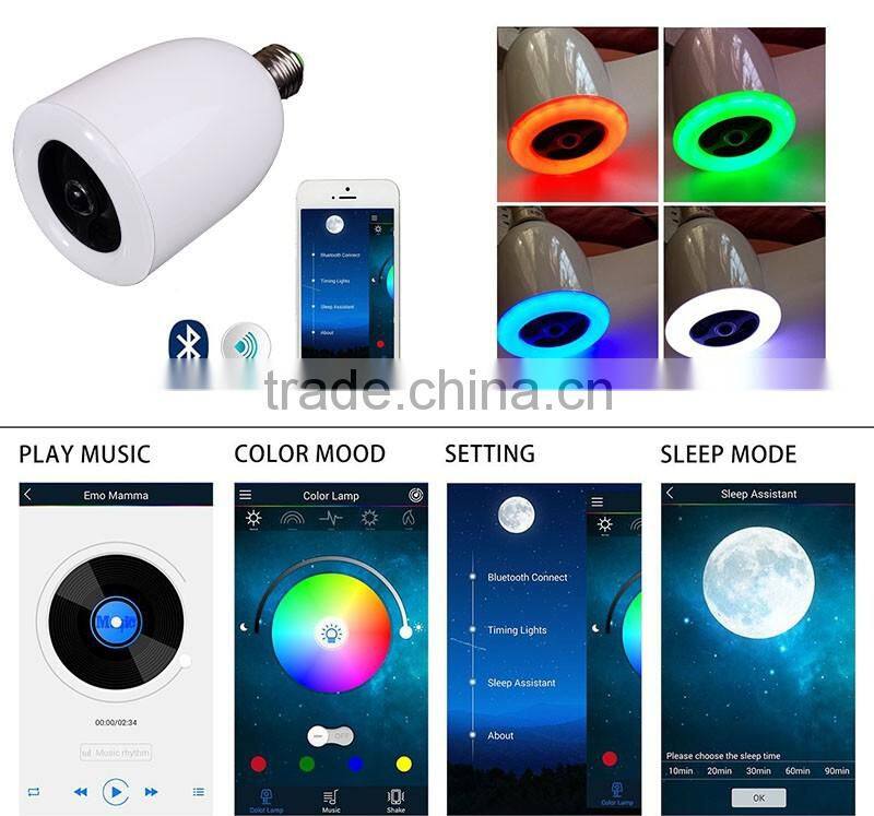 Wireless Smart Bluetooth LED Music Light Bulb